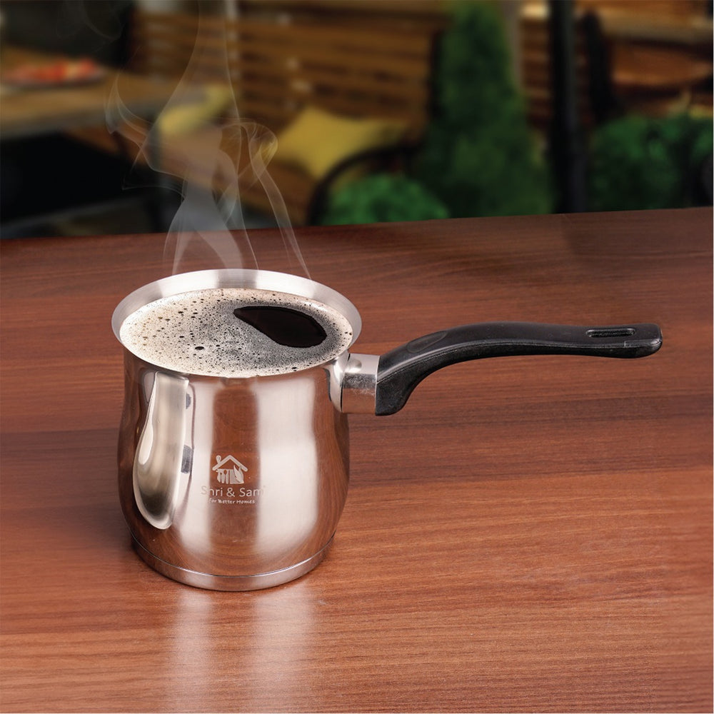Stainless Steel Coffee /sauce pan Warmer With Sandwich Bottom