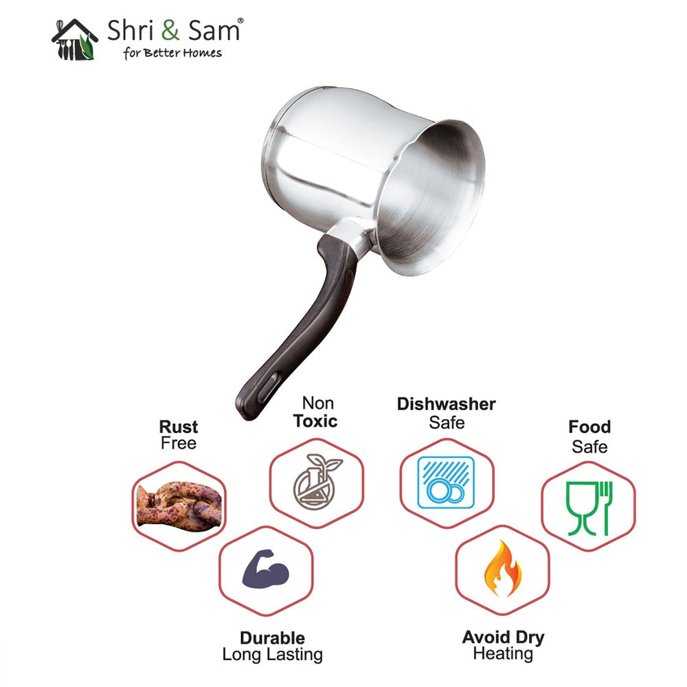 Shri & Sam Stainless Steel Coffee/mini sauce pan Warmer,