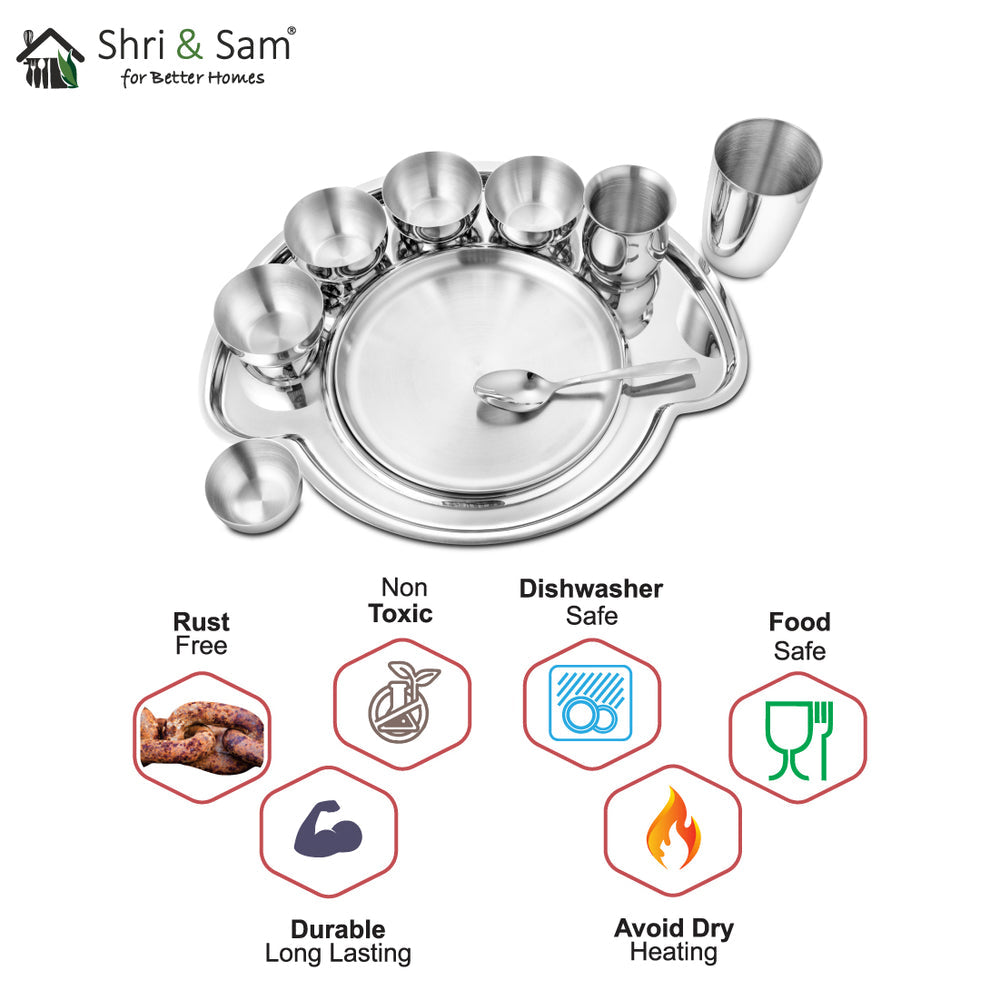 Stainless Steel Thali Set Nifty