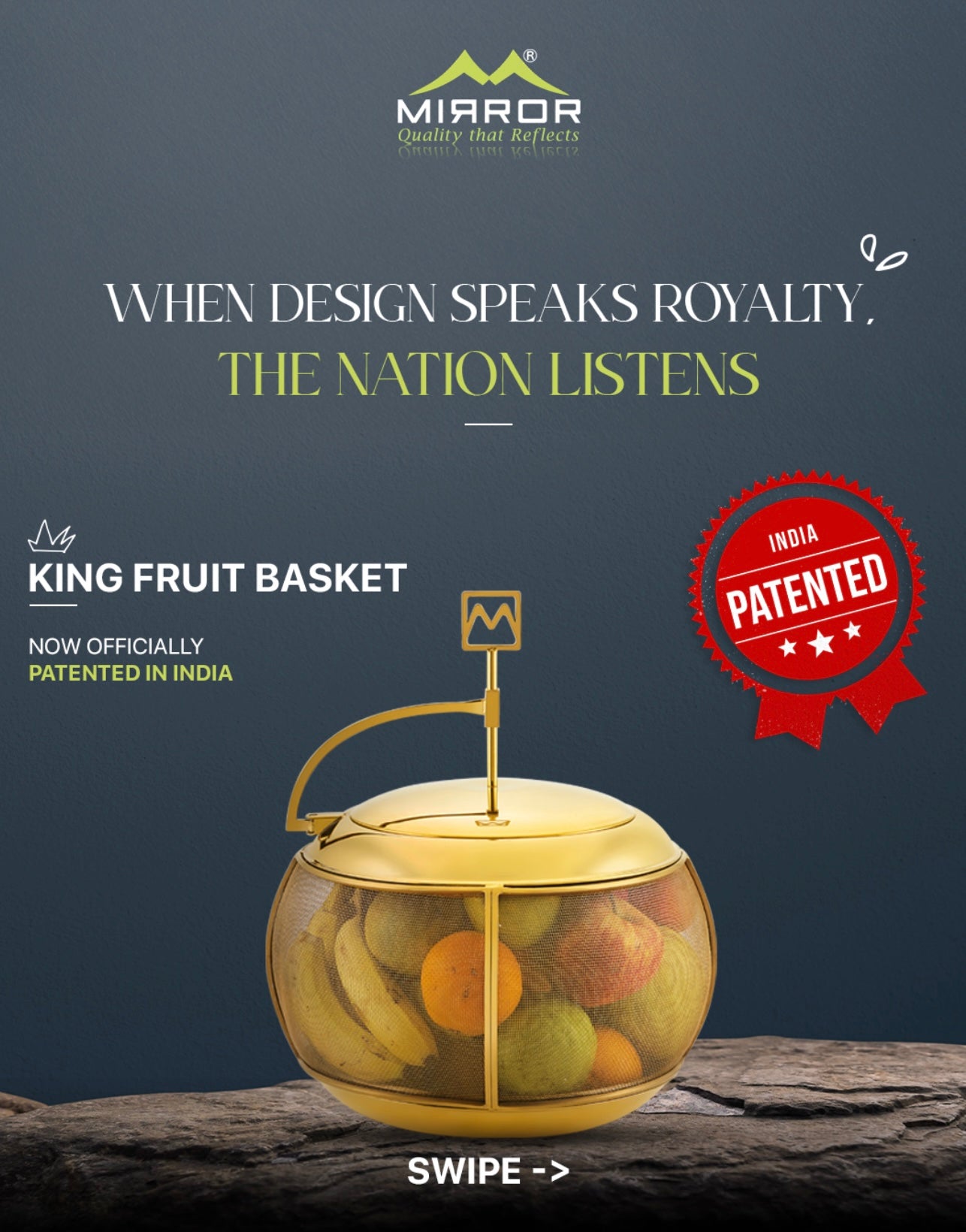 King Gold Fruit Basket