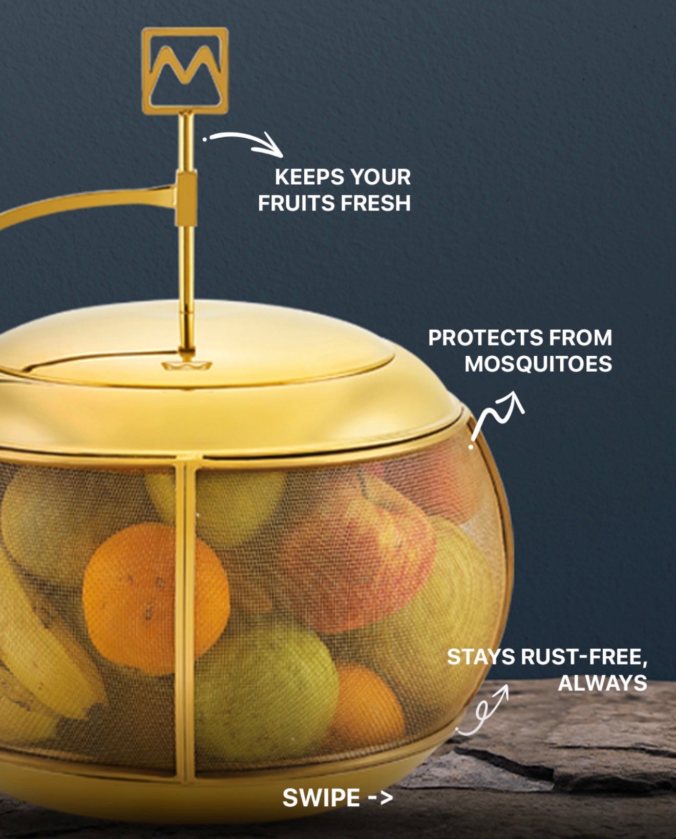 King Gold Fruit Basket