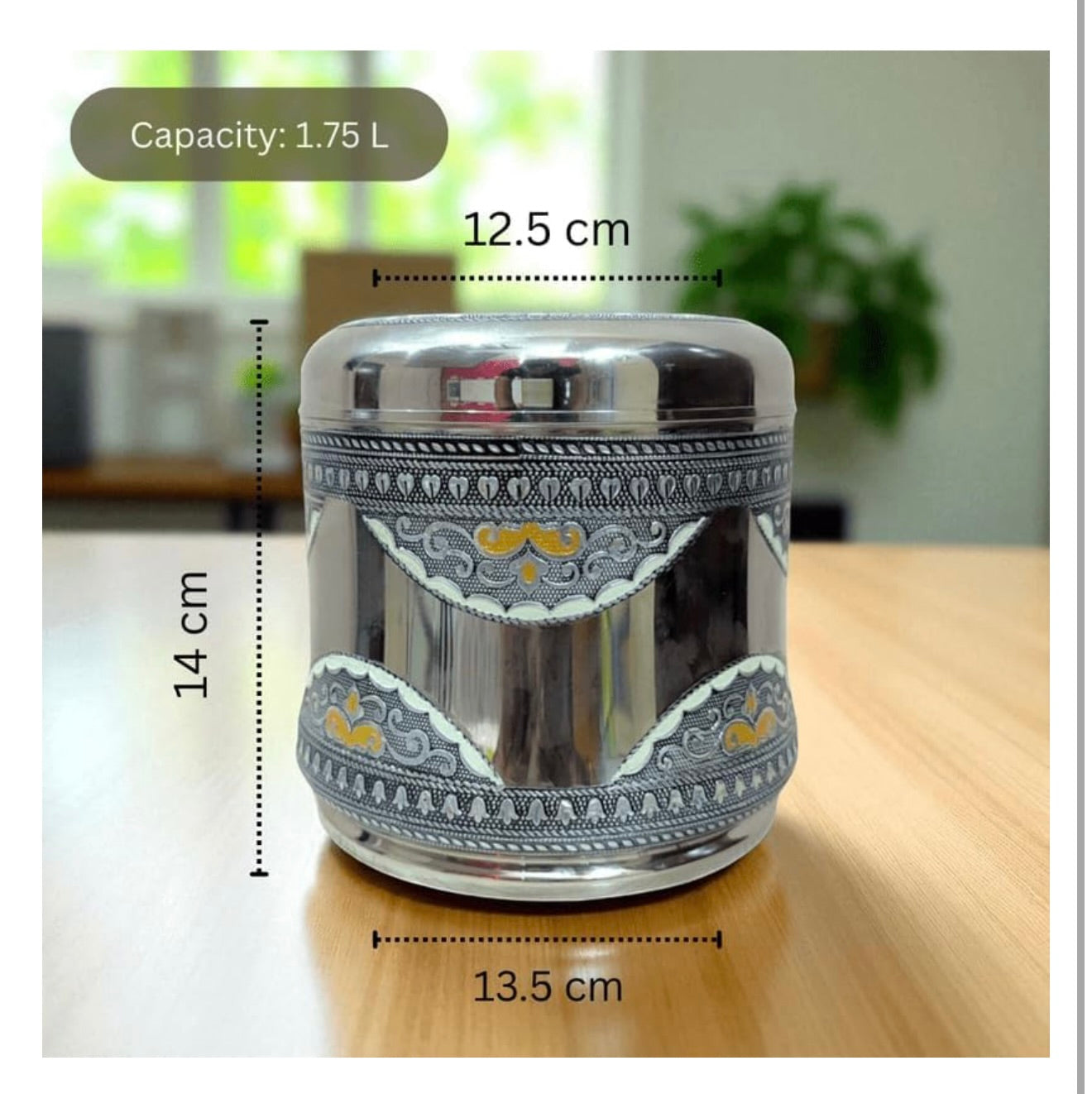 Perfect for gifting sweets and kitchen aesthetic (1.75 L) (S)