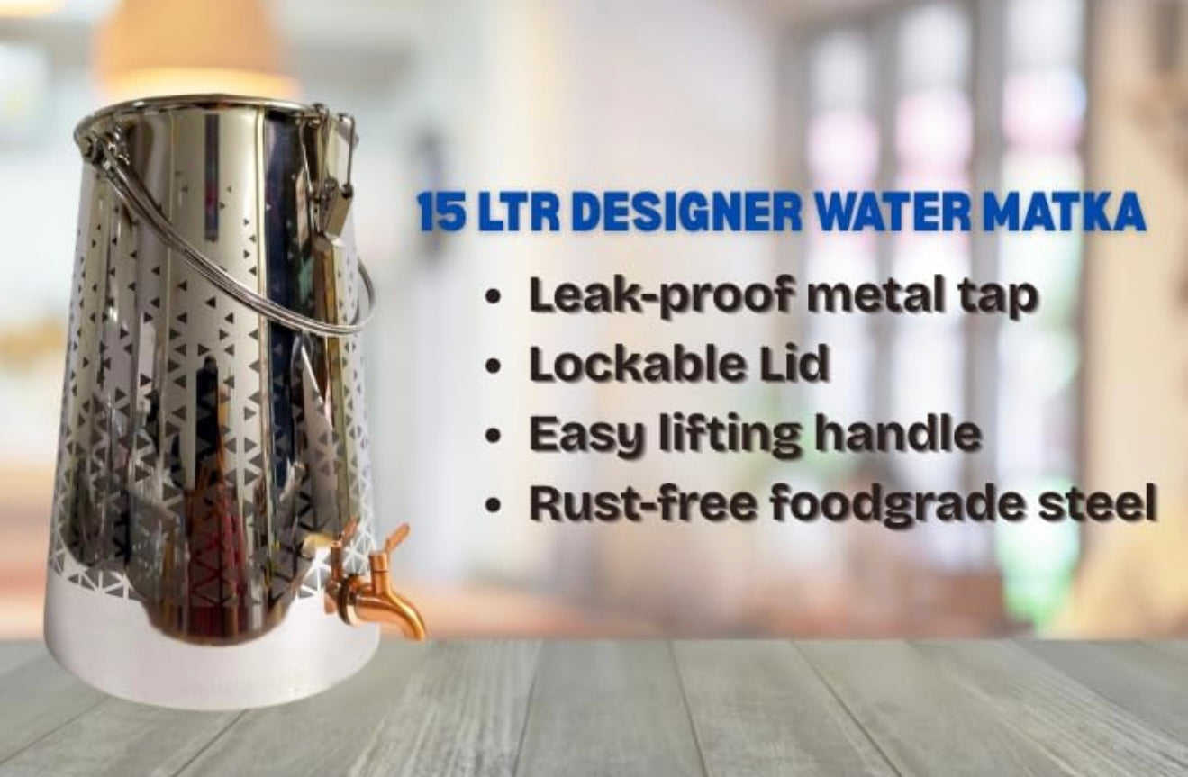 Water Container with Tap - Vertical
