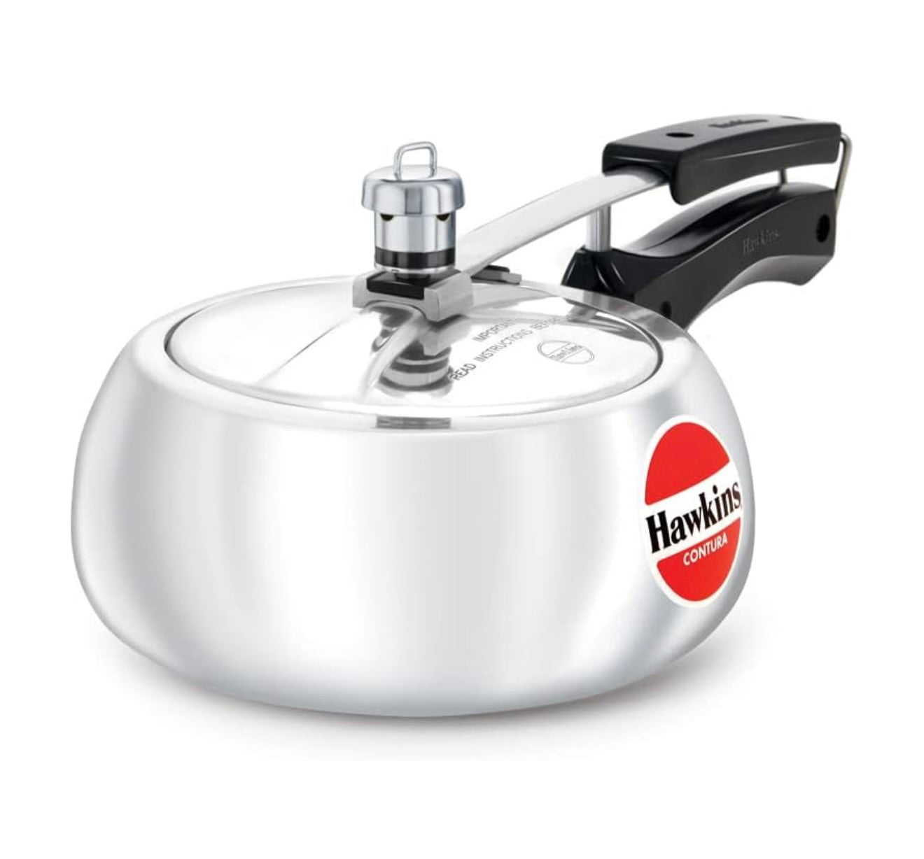 Hawkins Contura 2L Aluminium Inner Lid Pressure Cooker (Silver)
