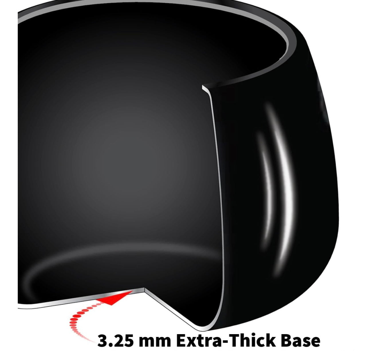 Hawkins Contura Black Pressure Cooker, 5 Litre, Black (CB50)