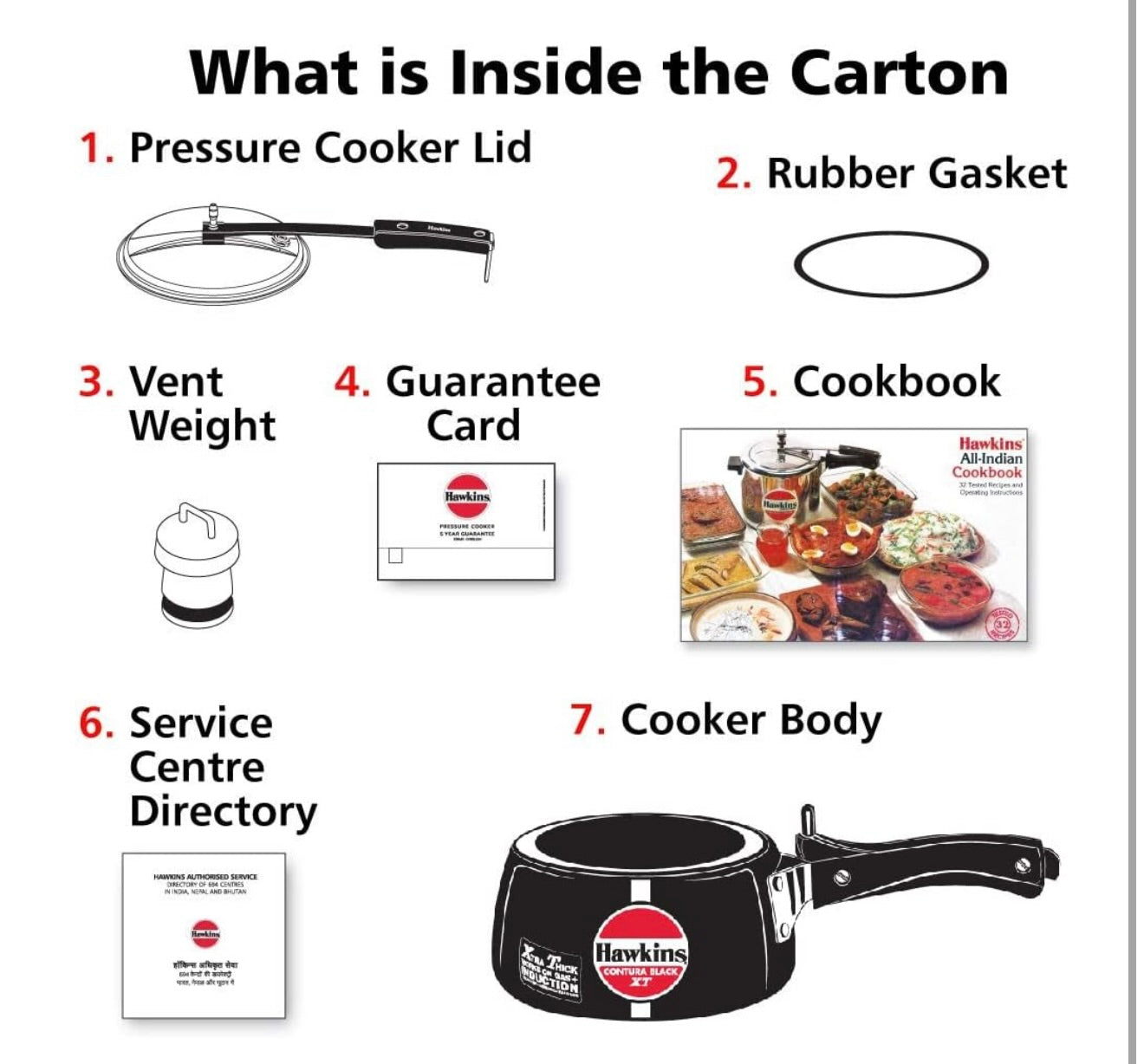 Hawkins 1.5 Litre Contura Black XT Pressure Cooker, Hard Anodised Inner Lid Baby Cooker, Small Induction Cooker, Extra Thick Handi Cooker, Black (CXT15