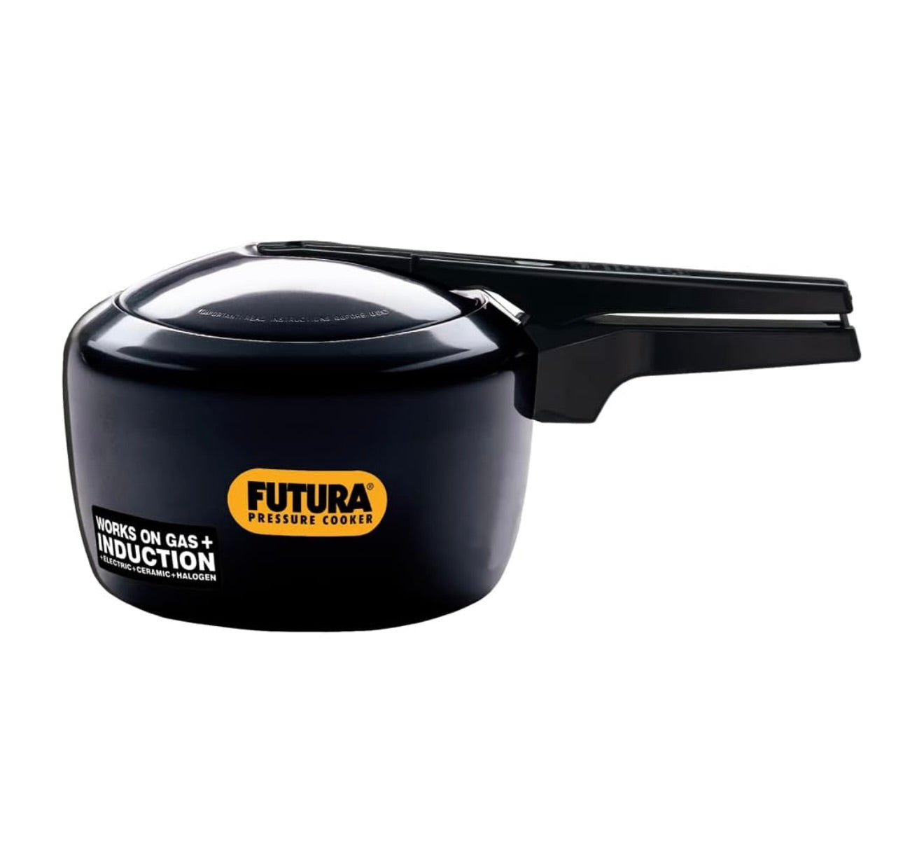 Hawkins Futura 3 Litre Pressure Cooker, Hard Anodised Inner Lid Pressure Cooker, Induction Cooker, Pan Cooker, Black (IFP30)