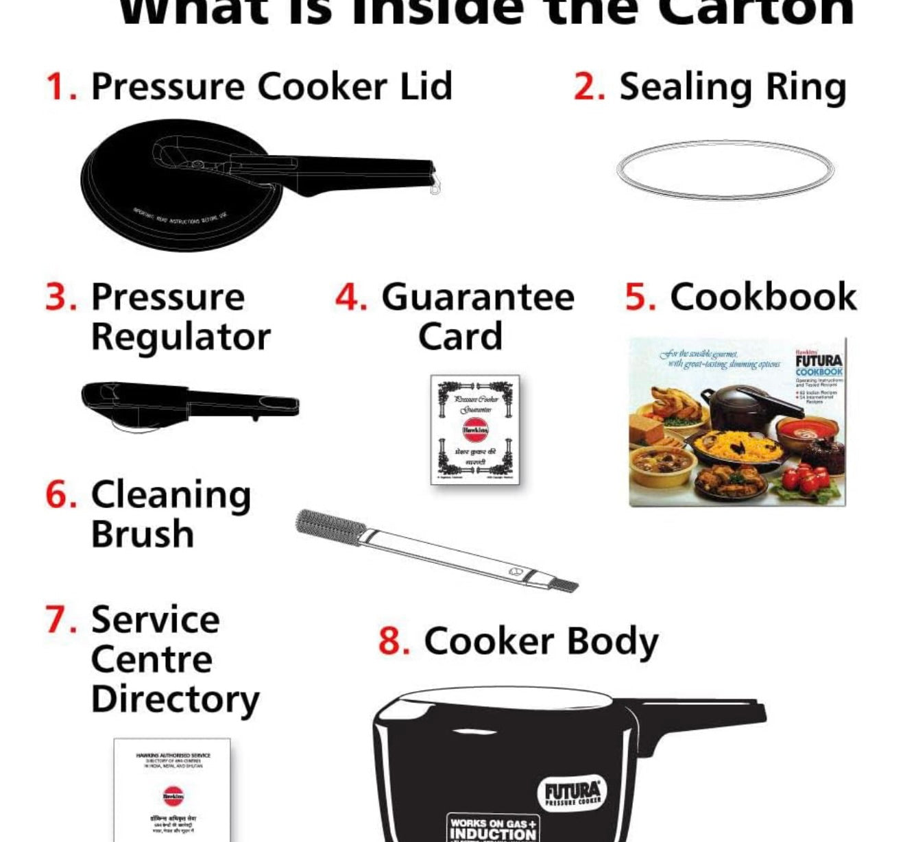 Hawkins Futura 3 Litre Pressure Cooker, Hard Anodised Inner Lid Pressure Cooker, Induction Cooker, Pan Cooker, Black (IFP30)