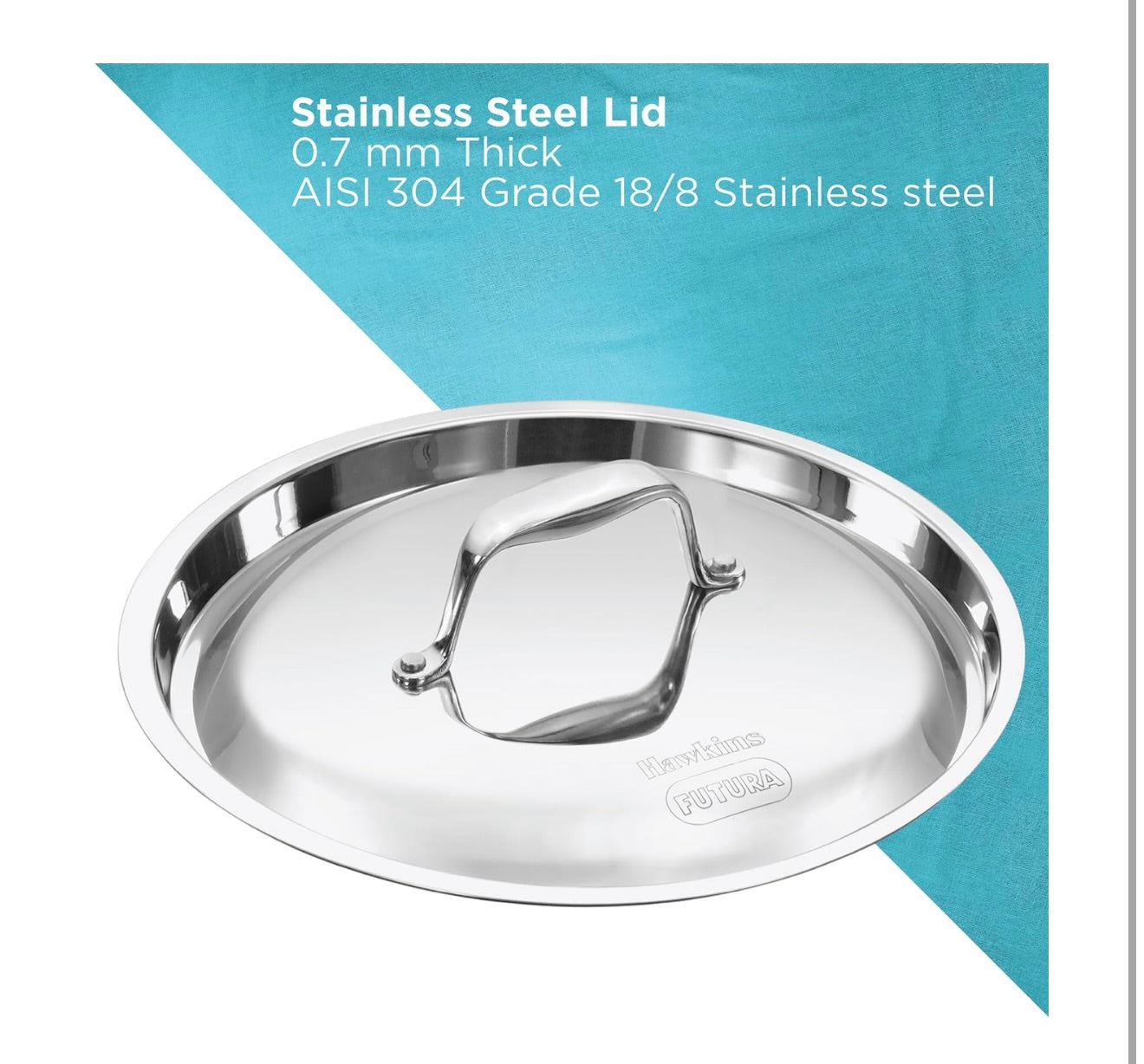 Hawkins Pro 2.5 Litre Sauce Pan, Triply Sauce Pan with Stainless Steel Handle and Stainless Steel Lid, Silver (PSSP25S)