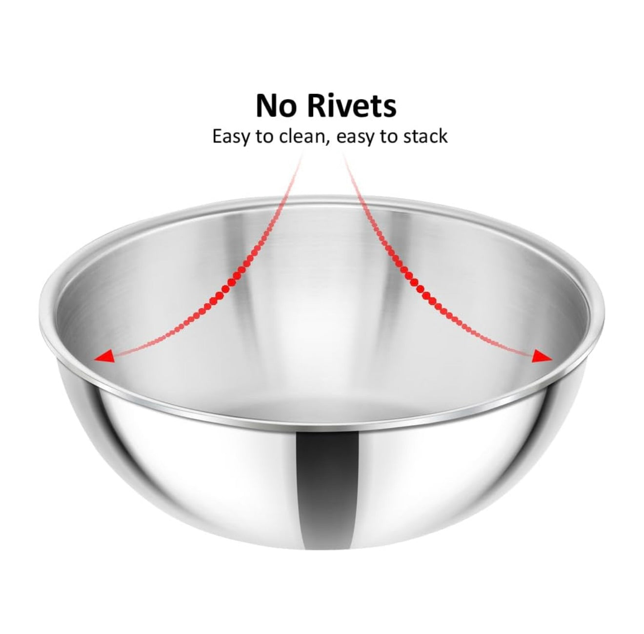 Hawkins 2.5 Litre Metro Kadhai, Triply Stainless Steel Induction Tasla, Silver (SSTA25)