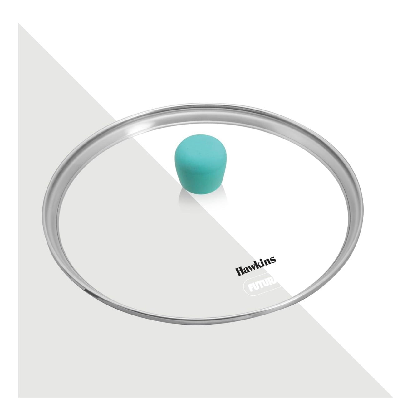 Hawkins 2 Litre Cook n Serve Casserole, Aqua Casserole with Glass Lid, Aqua Blue (IUC20G)