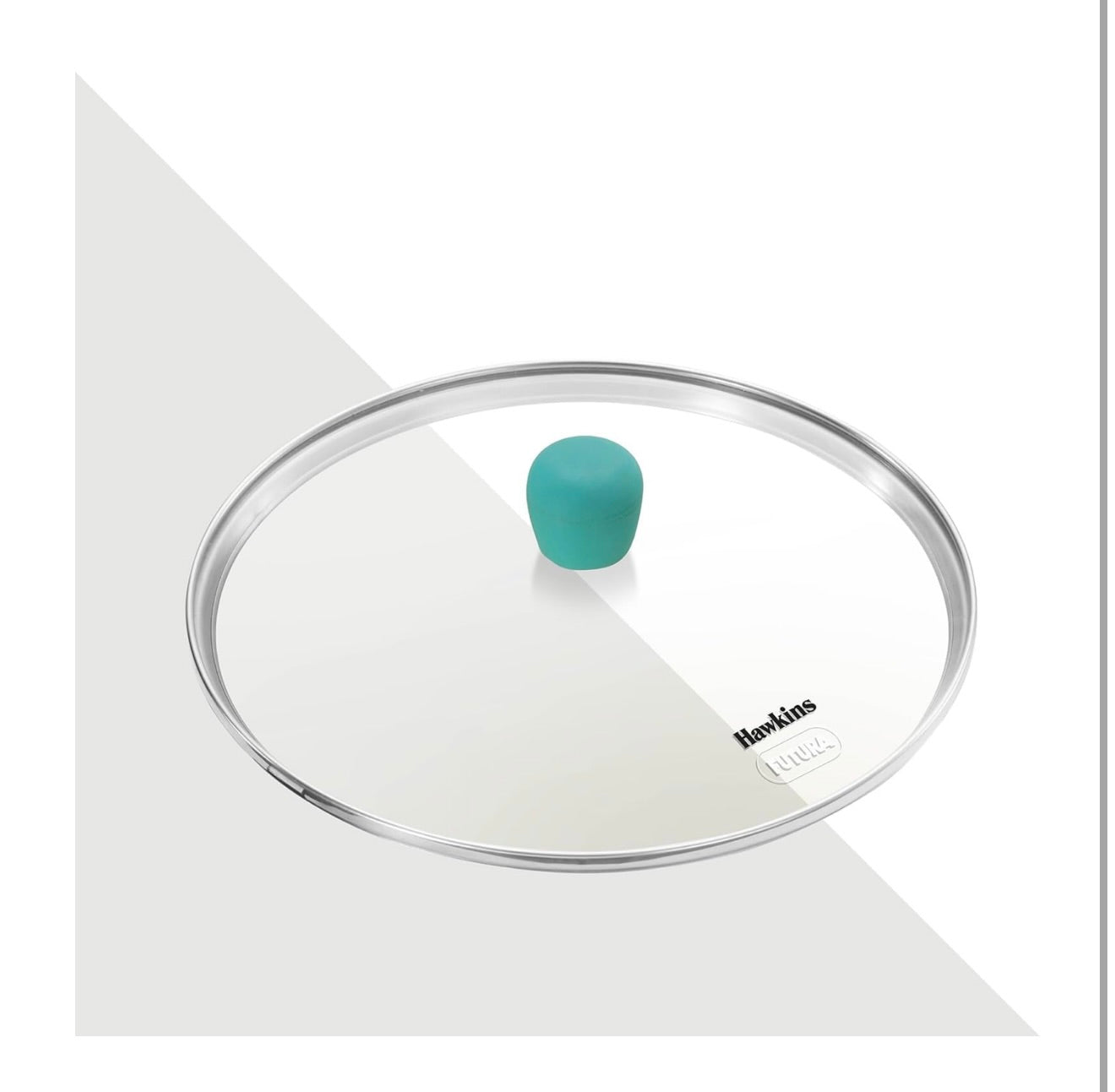 Hawkins 3 Litre Cook n Serve Casserole, Aqua Casserole with Glass Lid, Aqua Blue (IUC30G)