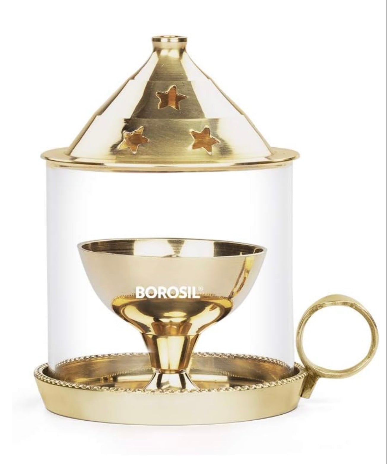 Lantern Diya with Glass Cover