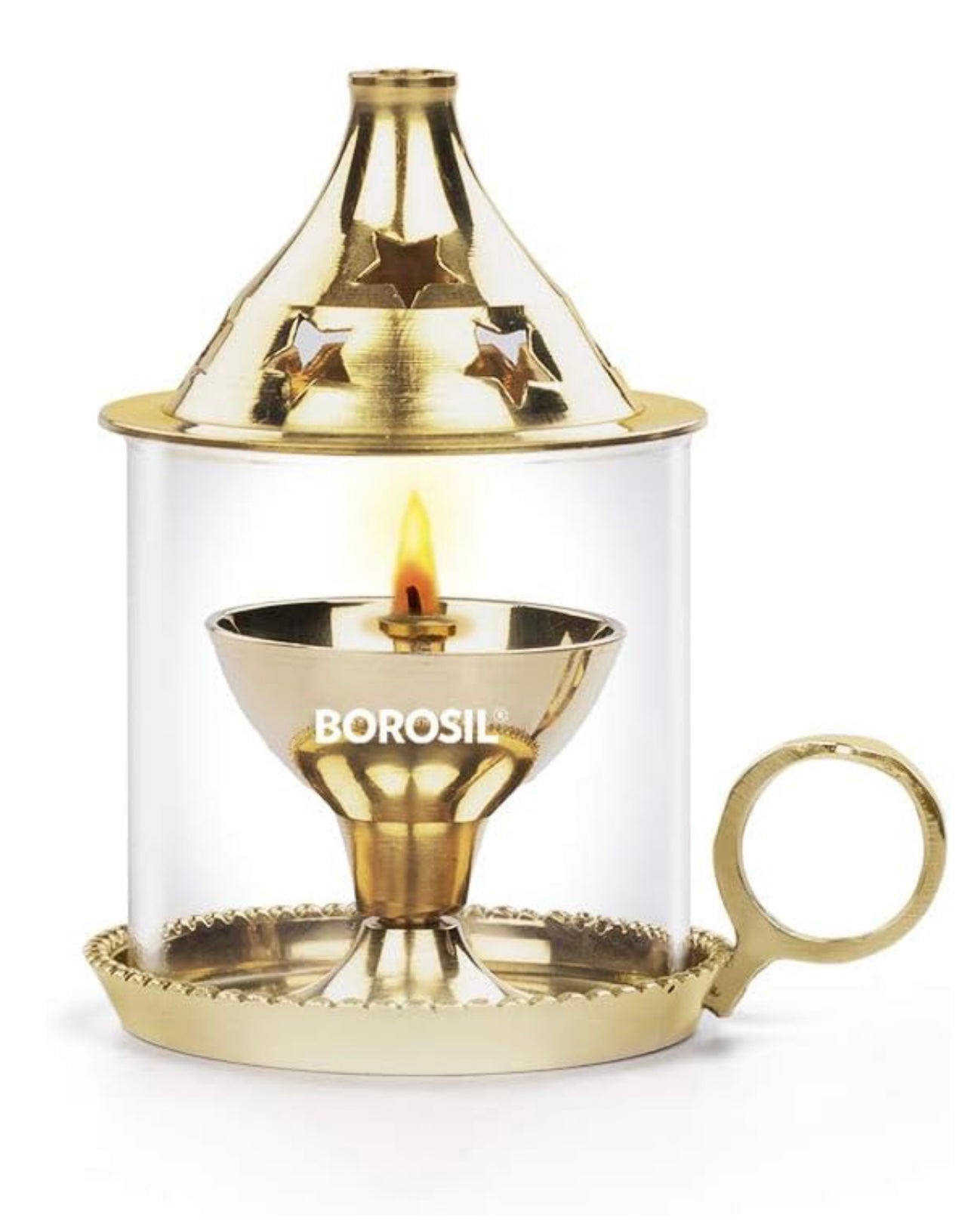 Lantern Diya with Glass Cover