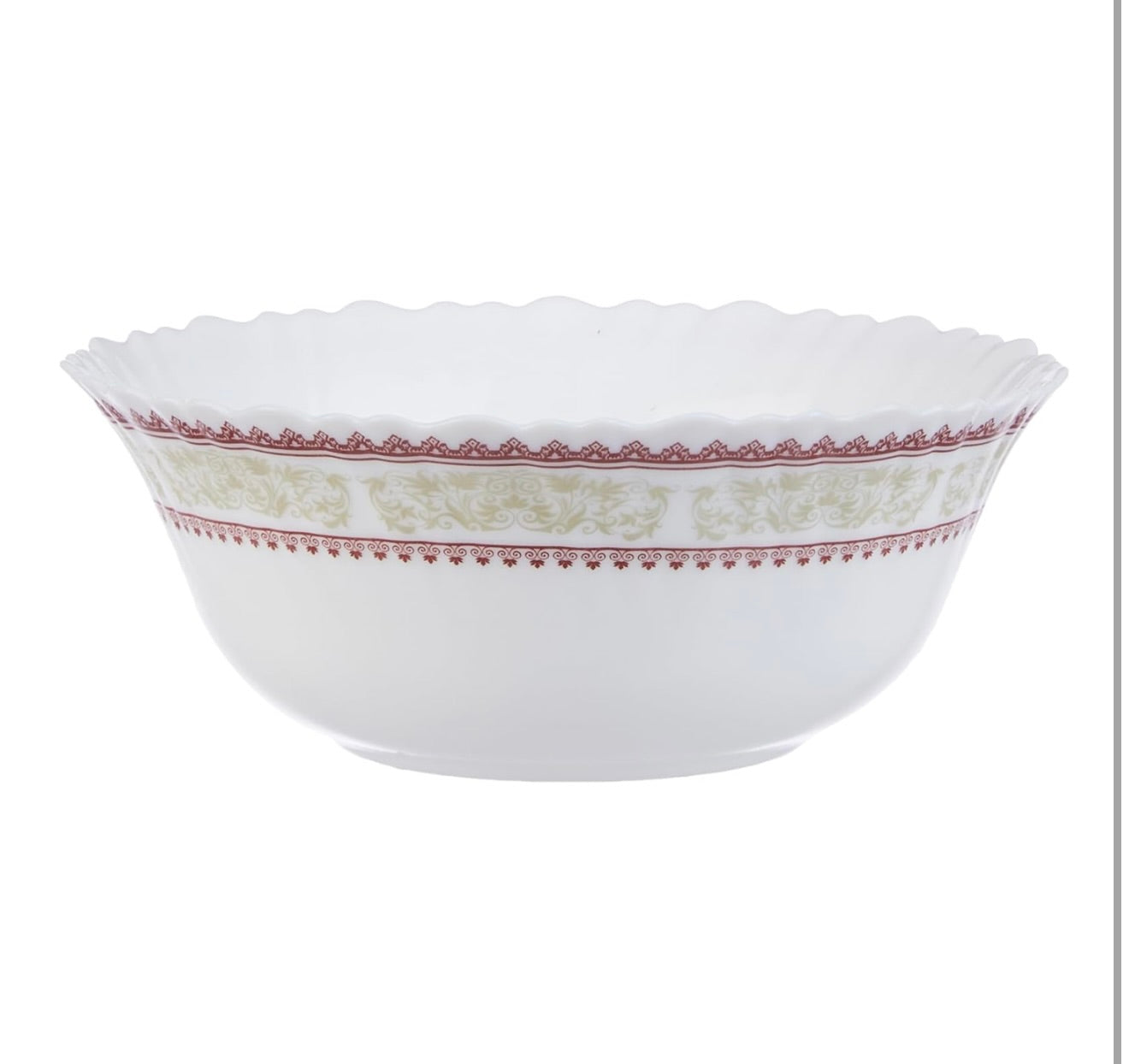 Bone-Ash Free Crockery Set (White, 27 Pieces)
