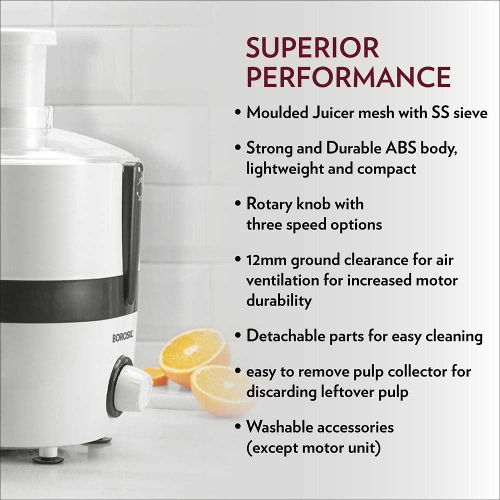 Borosil Primus Juicer III 500 watt