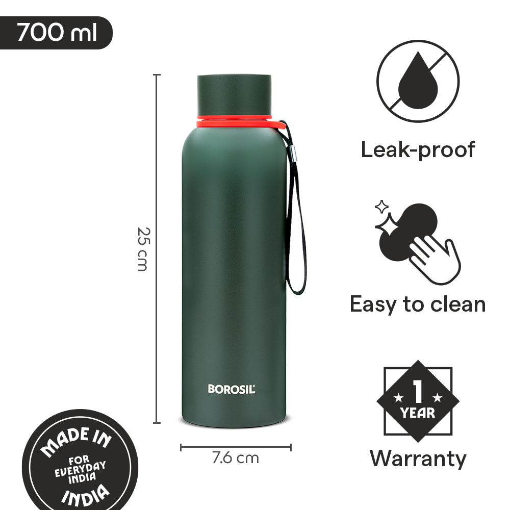 Borosil Trek Green, 700ml