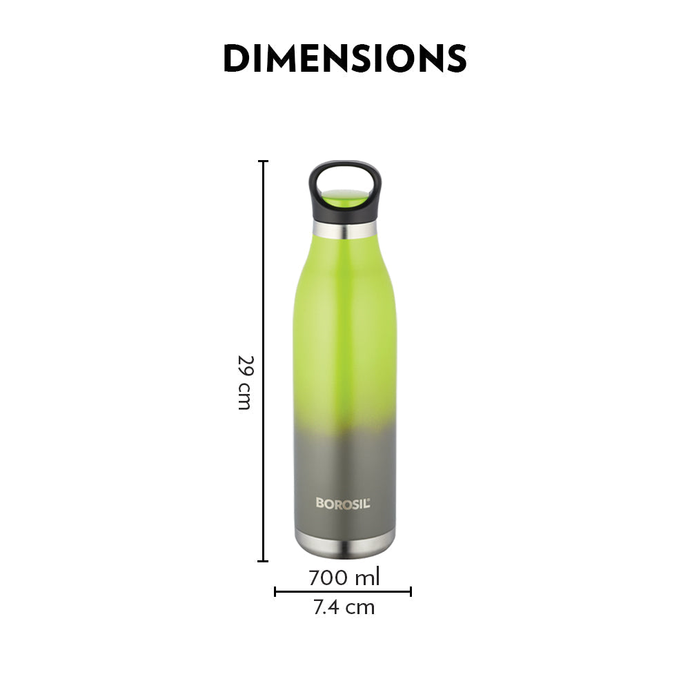 Borosil ColourCrush Green, 700ml