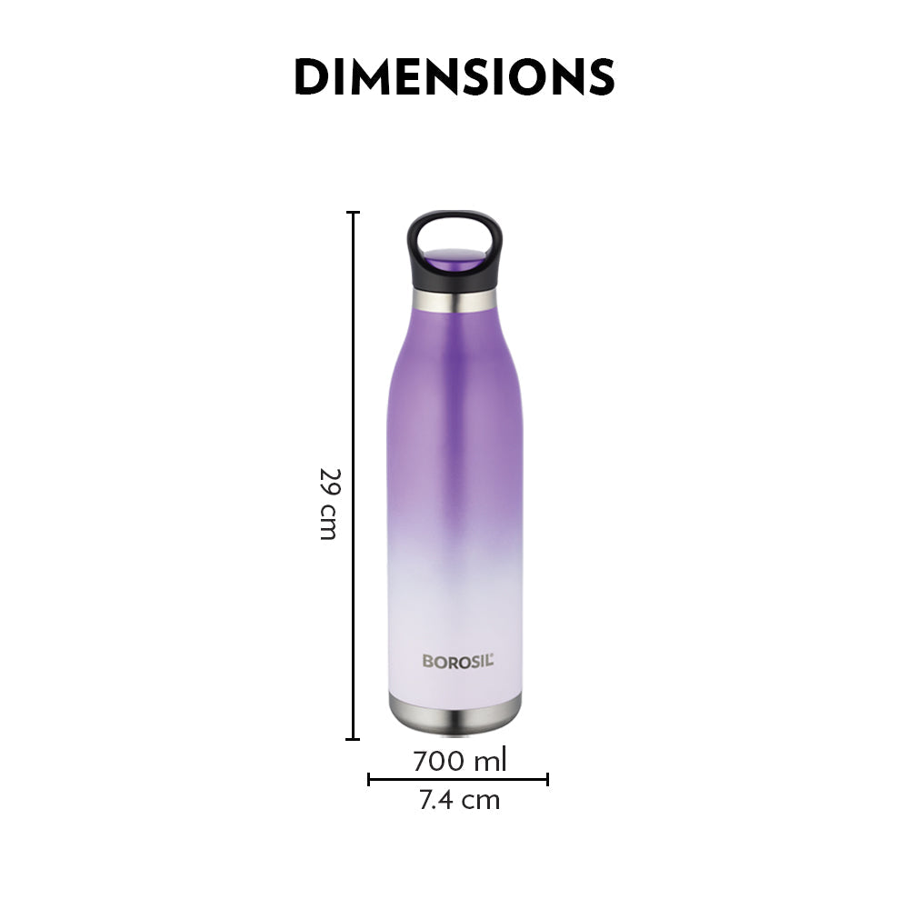 Borosil ColourCrush Violet, 700ml
