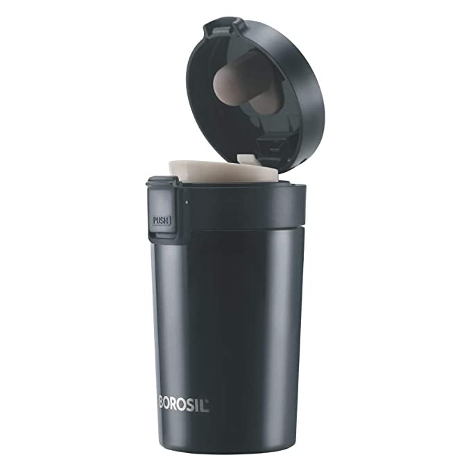 Borosil Coffeemate Insulated Mug, 380ml