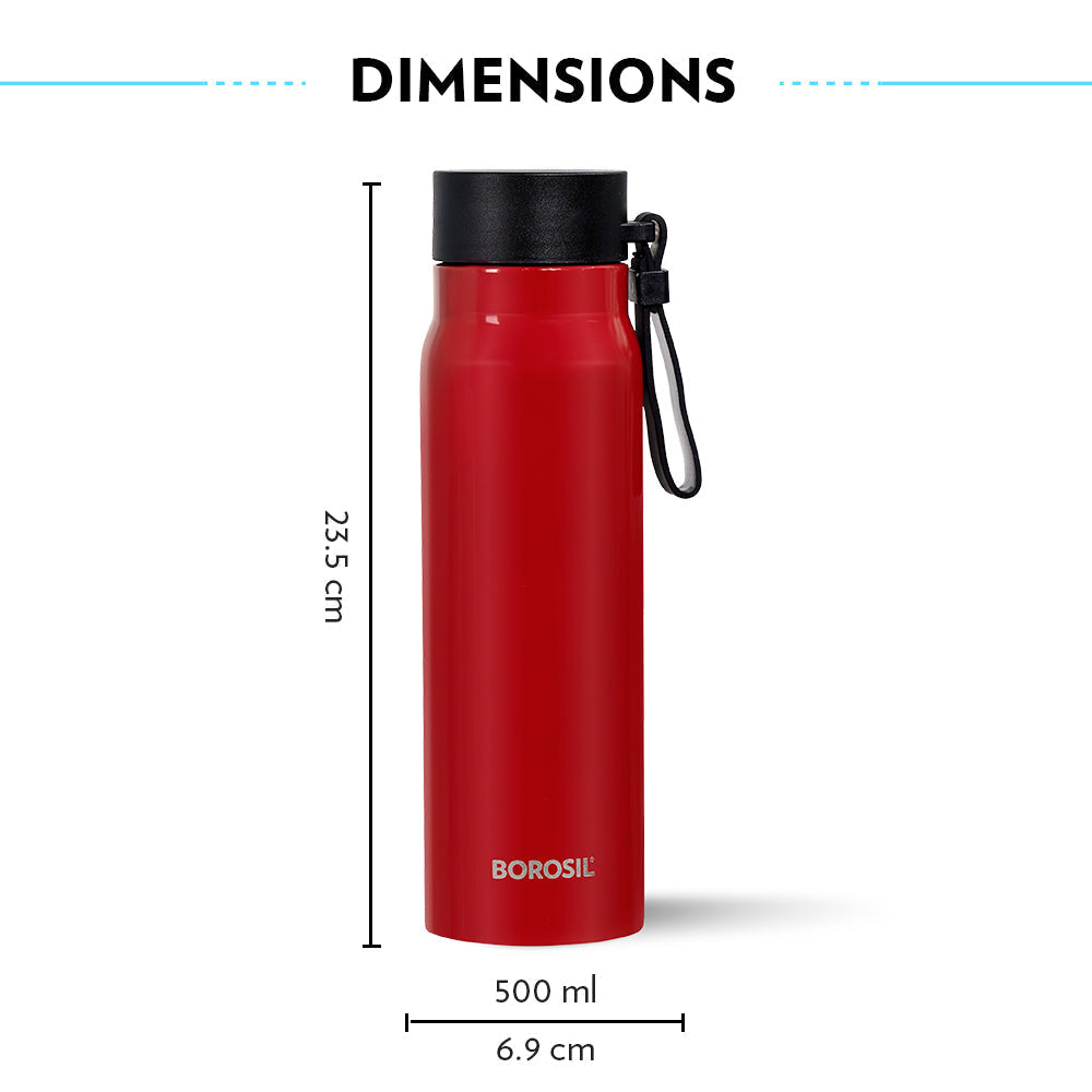 Bliss Bottle, Red, 500ml