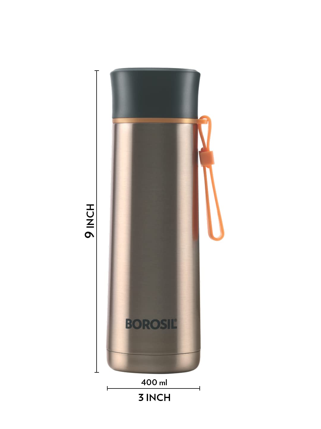Borosil Sprint Golden, 400ml