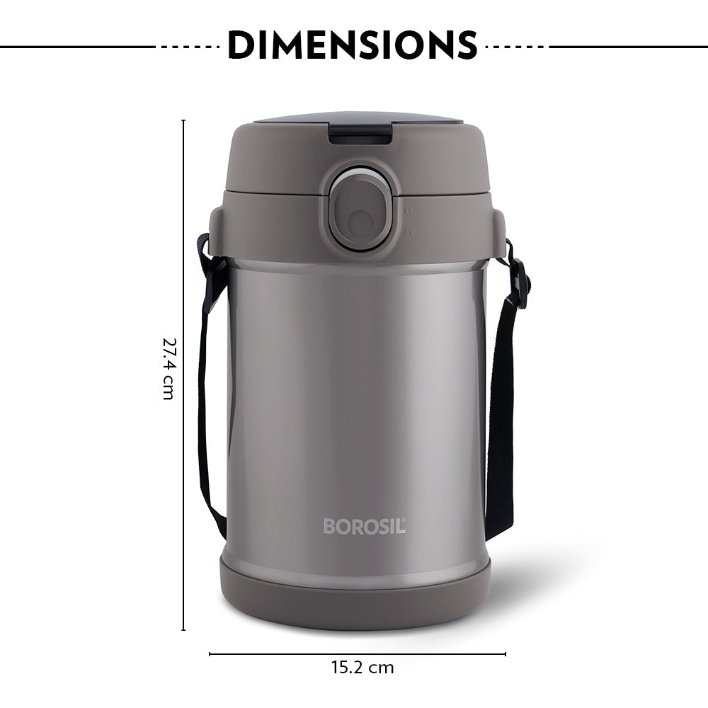 CarryMe Insulated Lunchbox, Set of 3, (320ml x 2+600ml x 1)
