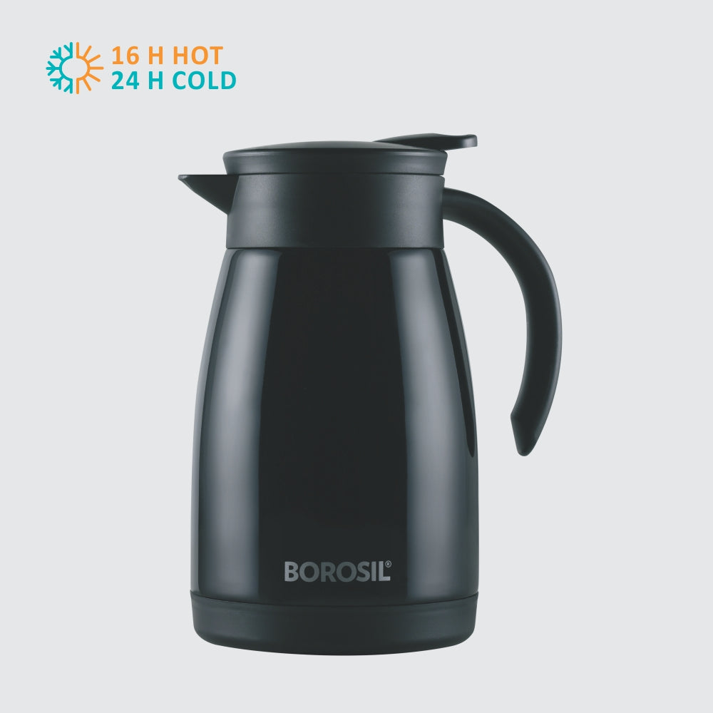 Borosil Insulated Tea Pot, Black, 750ml