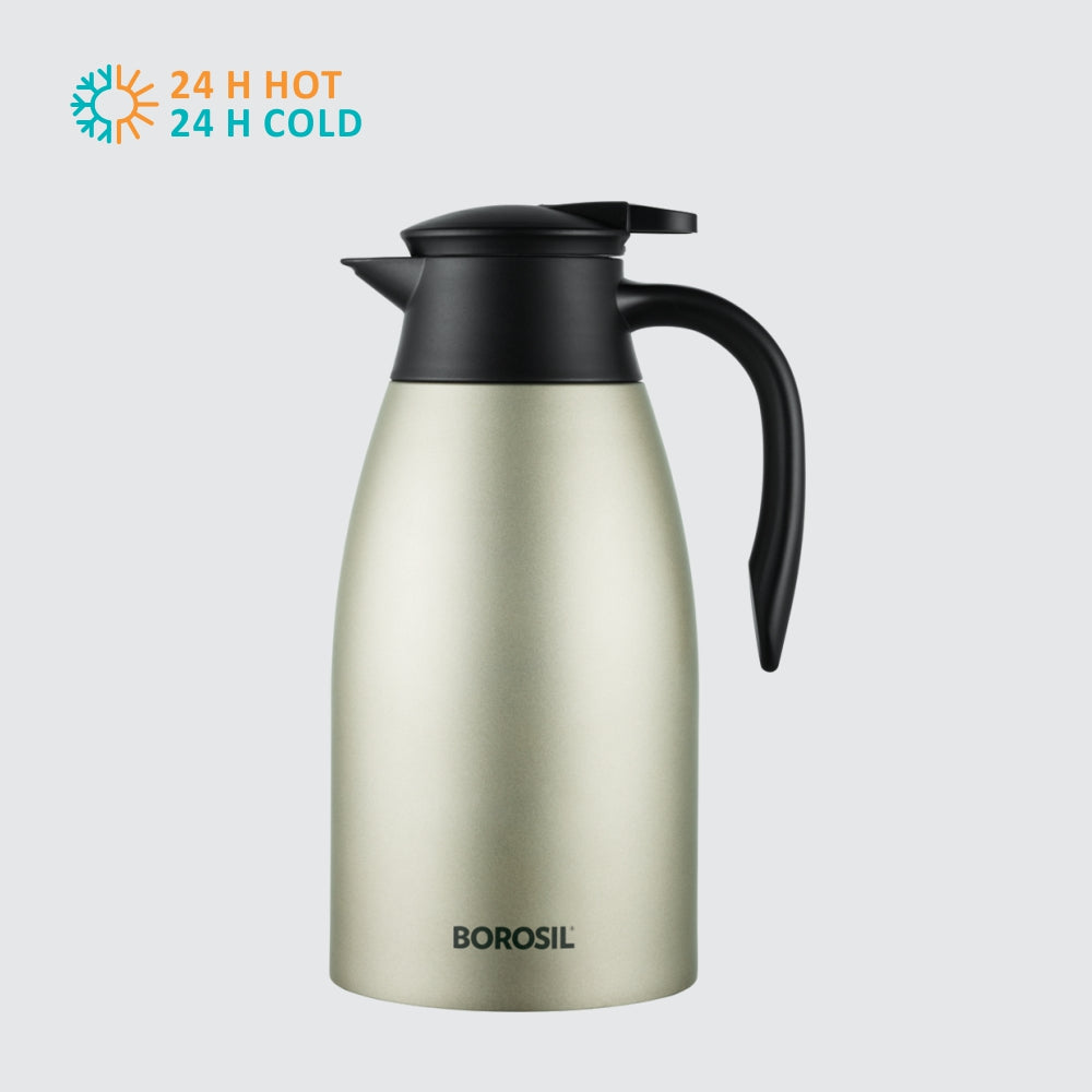 Borosil Insulated Tea Pot Oyester, 2L