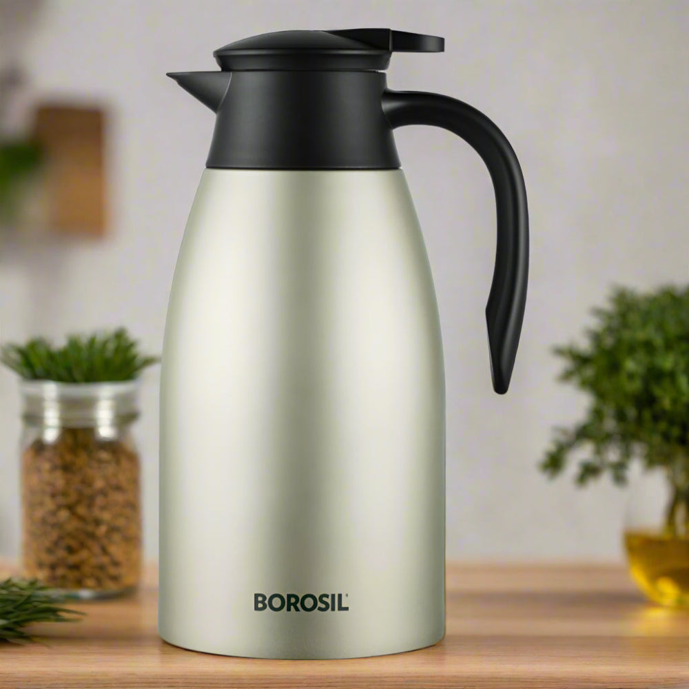 Borosil Insulated Tea Pot Oyester, 2L