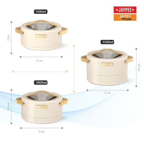 Jaypee Luxura Klass Casserole 3 Piece Set