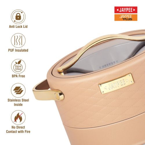 Jaypee Luxura Klass Casserole 3 Piece Set Brown