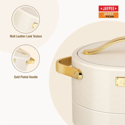 Jaypee Luxura Stainless Steel Casserole Set of 3 Beige