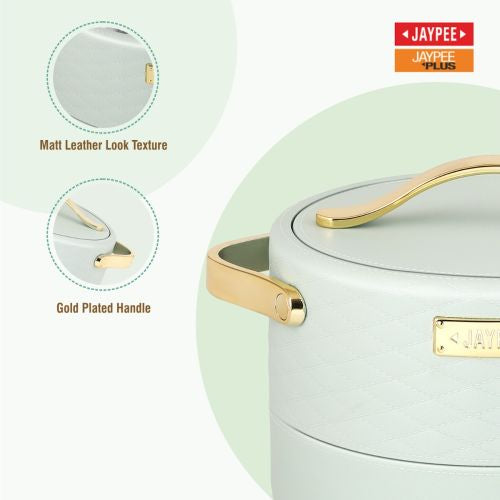 Jaypee Luxura Stainless Steel Casserole Set of 3 green