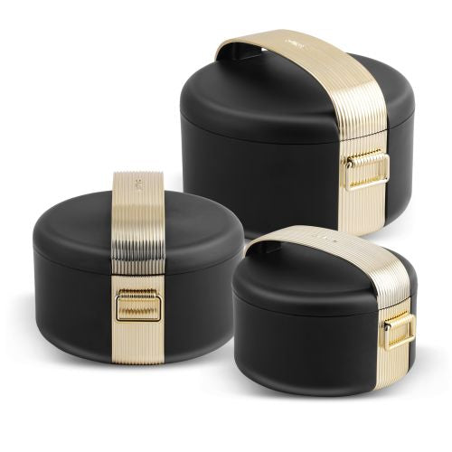 REGALIA CASSEROLE SET BLACK