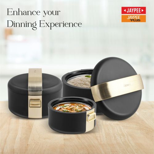 REGALIA CASSEROLE SET BLACK