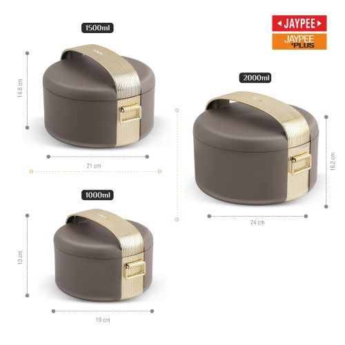 REGALIA CASSEROLE SET BROWN