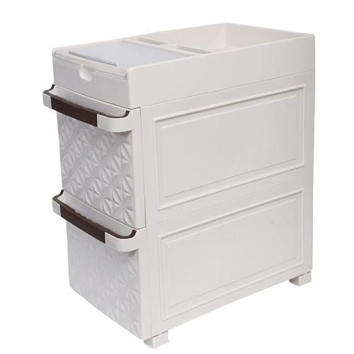 CABINETS DRAWERS 2 IVORY