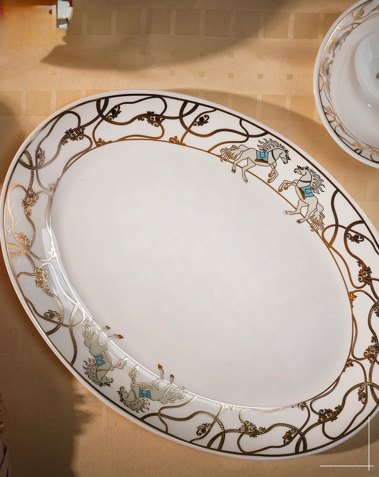 Opal-ware Gold Dinner Set 35 pcs