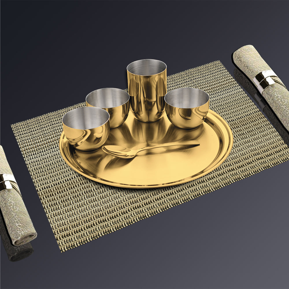 Stainless Steel Thali Set Majestic