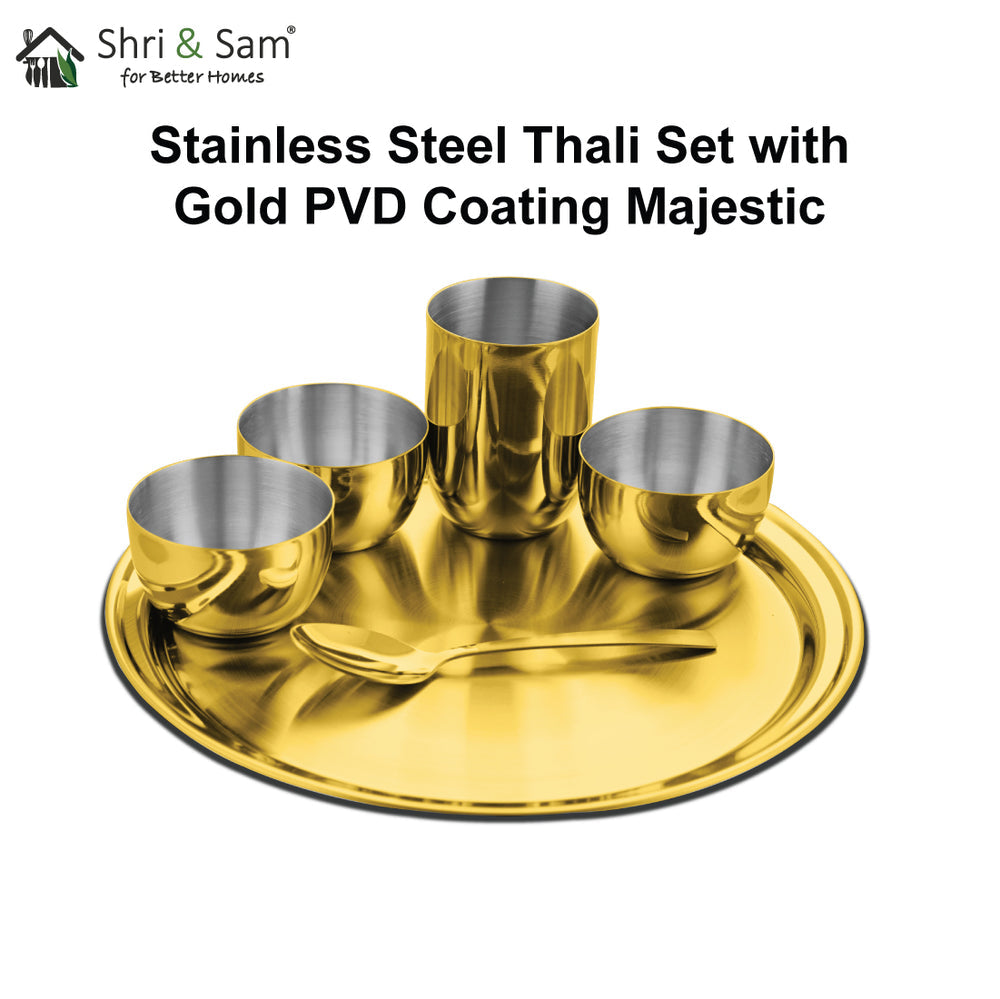 Stainless Steel Thali Set Majestic