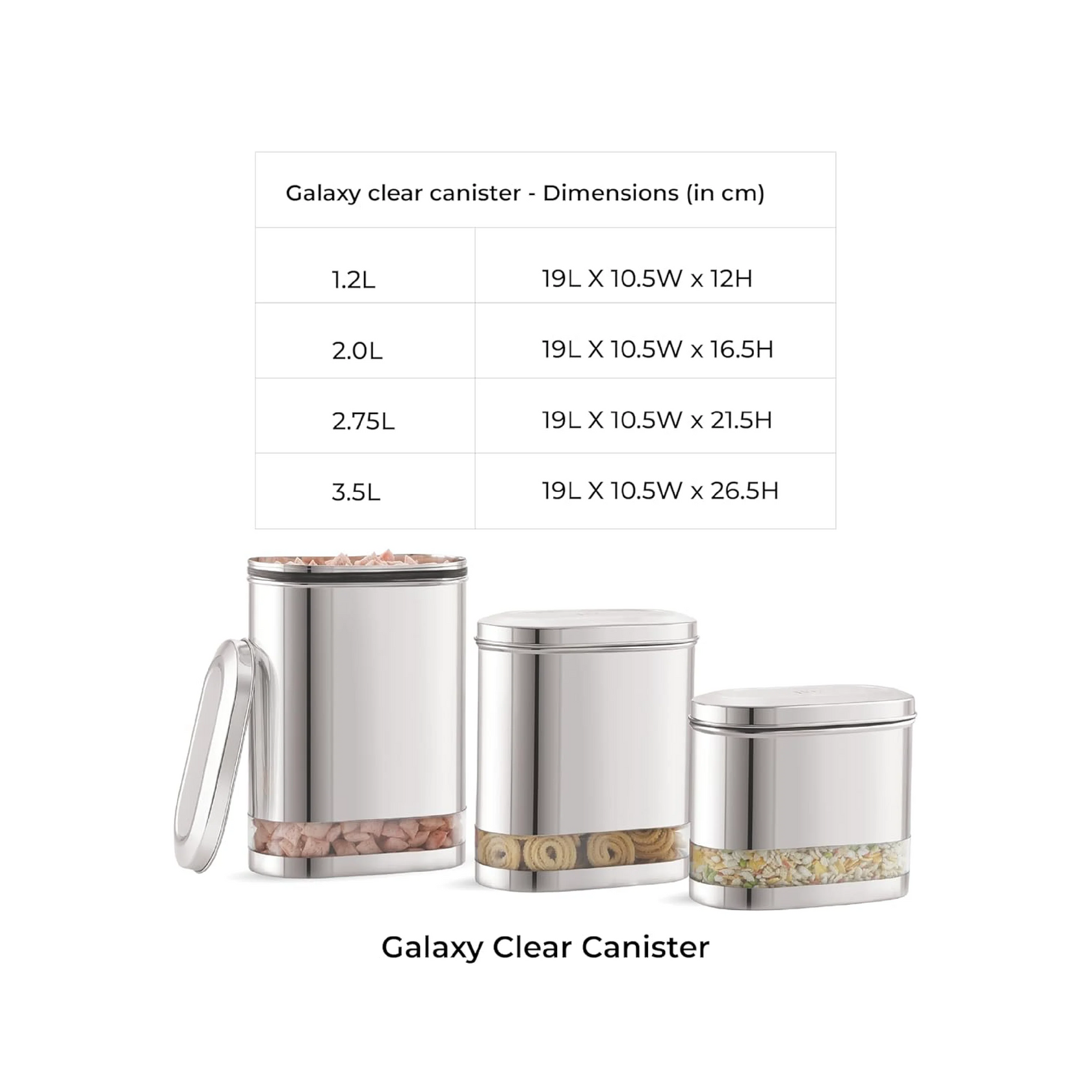 Galaxy Clear Canister 2750 ml
