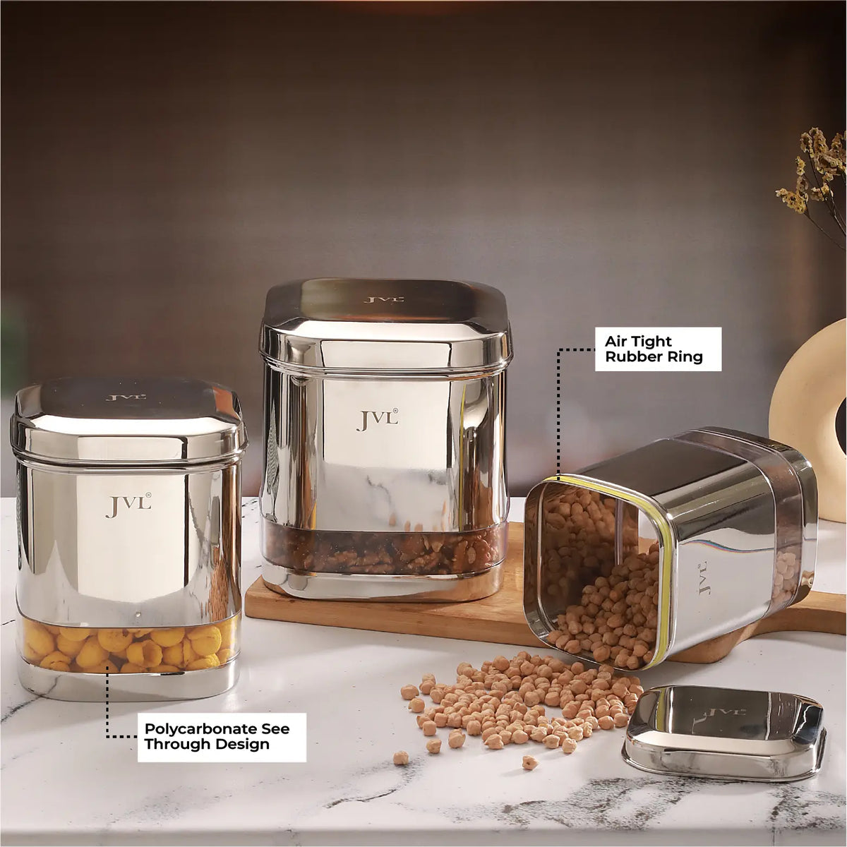 Flossy Clear Canister 2600 ml
