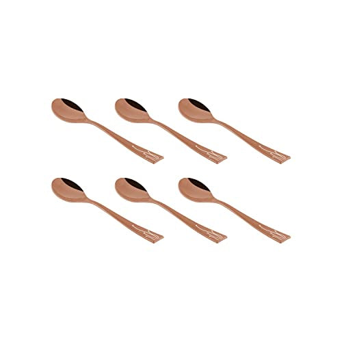 FnS LEHEREN Stainless Steel Rose Gold Dinner Set (60pcs)