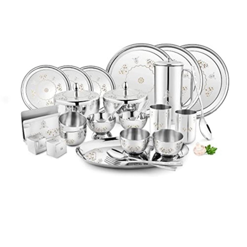 FnS MANDALA Stainless Steel Dinner Set (60pcs)