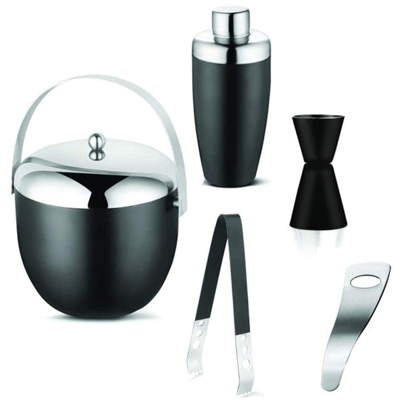 FnS Black Finish 5 Pc Bar Set