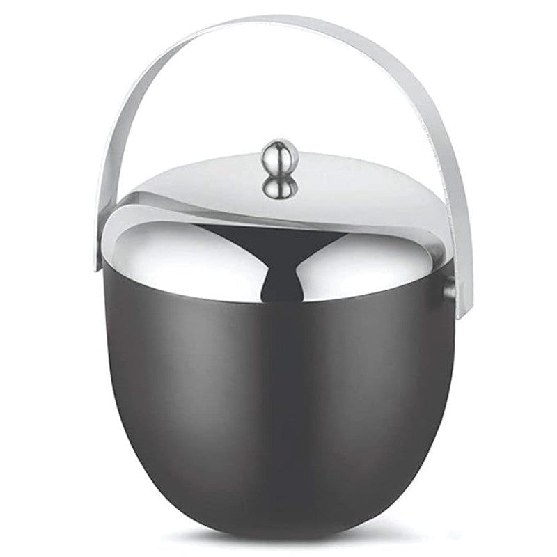 FnS Stainless Steel Apple Ice Bucket (Black)