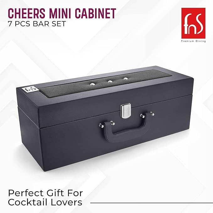 FnS Cheers Mini Bartender Cabinet Set
