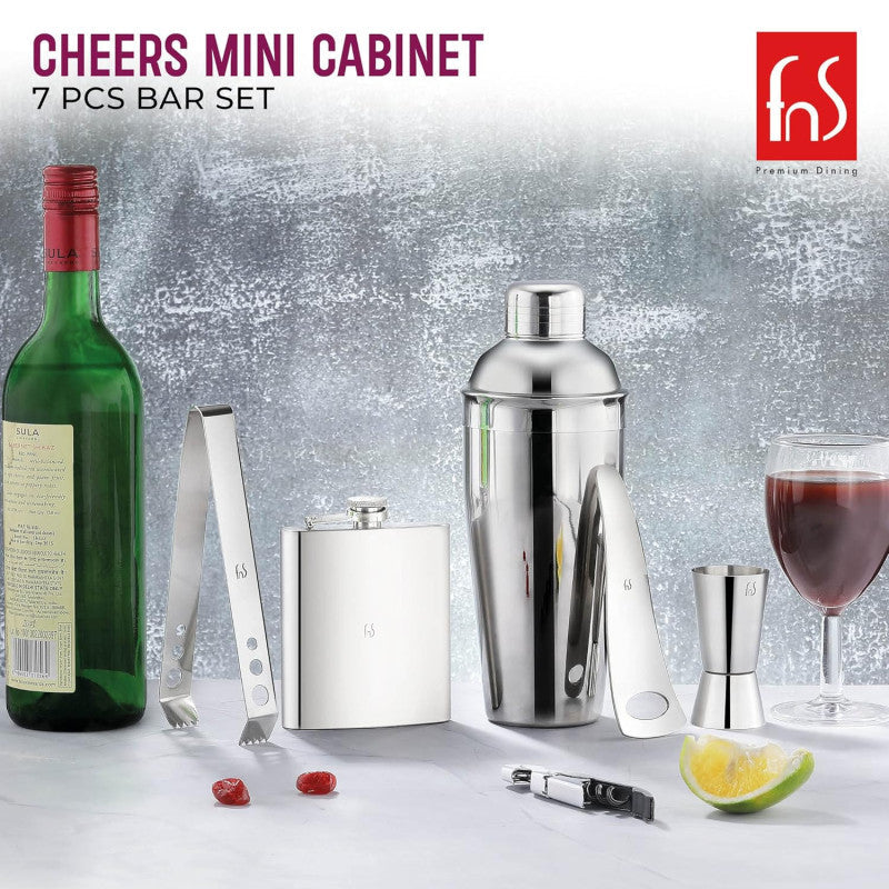 FnS Cheers Mini Bartender Cabinet Set