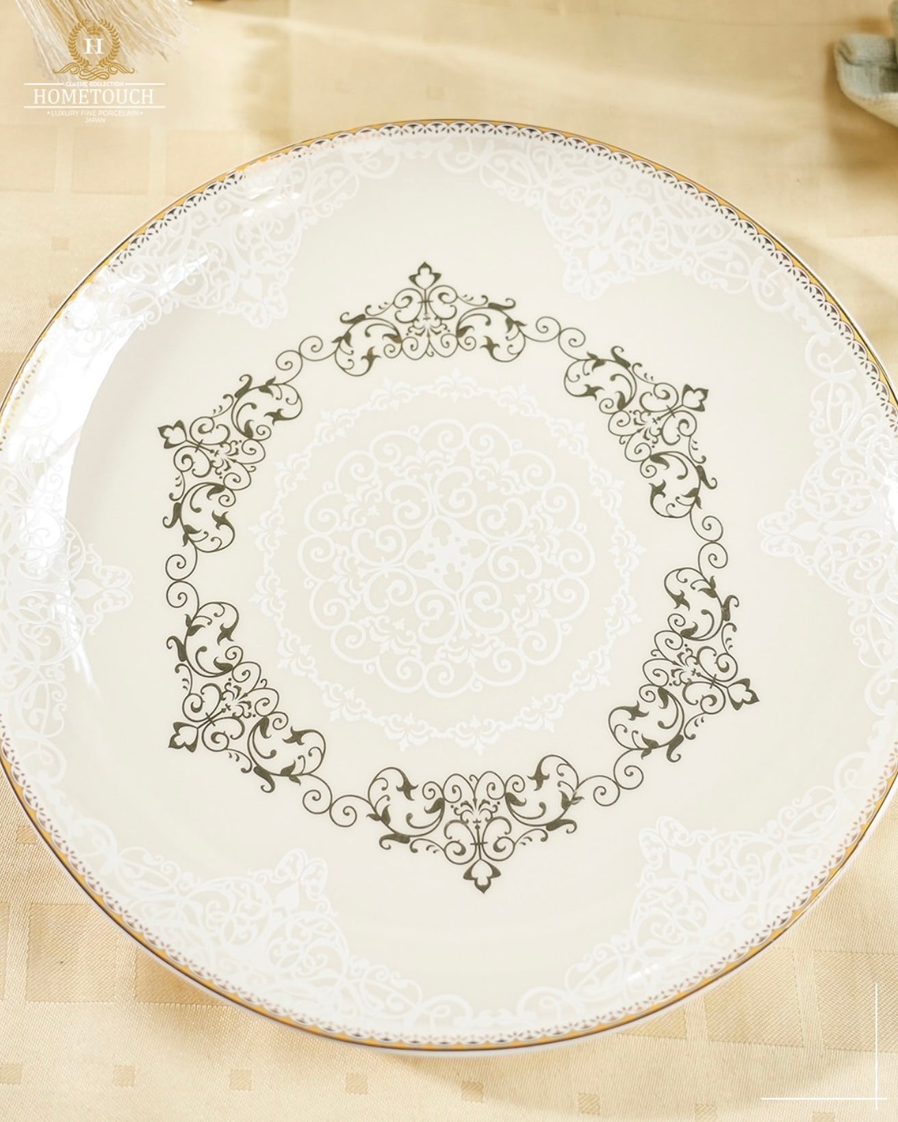 Ceramic Gold Dinner Set 35 pcs